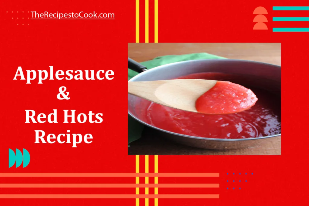 Applesauce with red hots crockpot