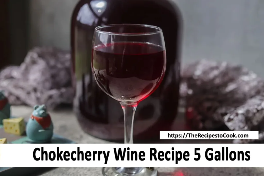 Aronia berry wine recipe