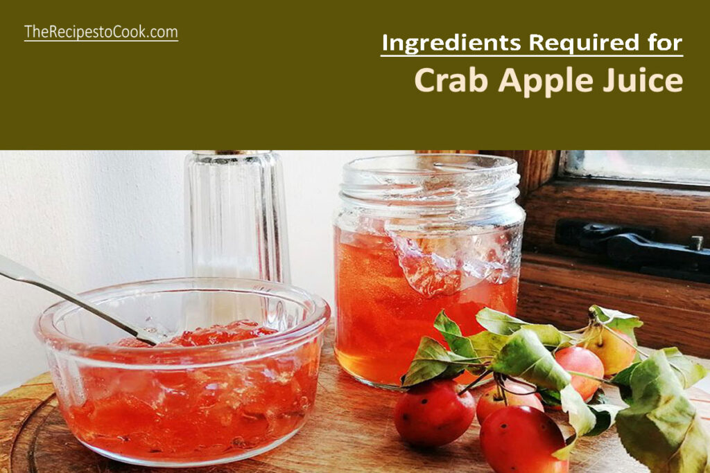 Best recipe for crab apple juice