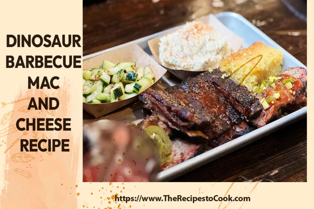 Dinosaur BBQ mac and cheese shepherds pie recipe