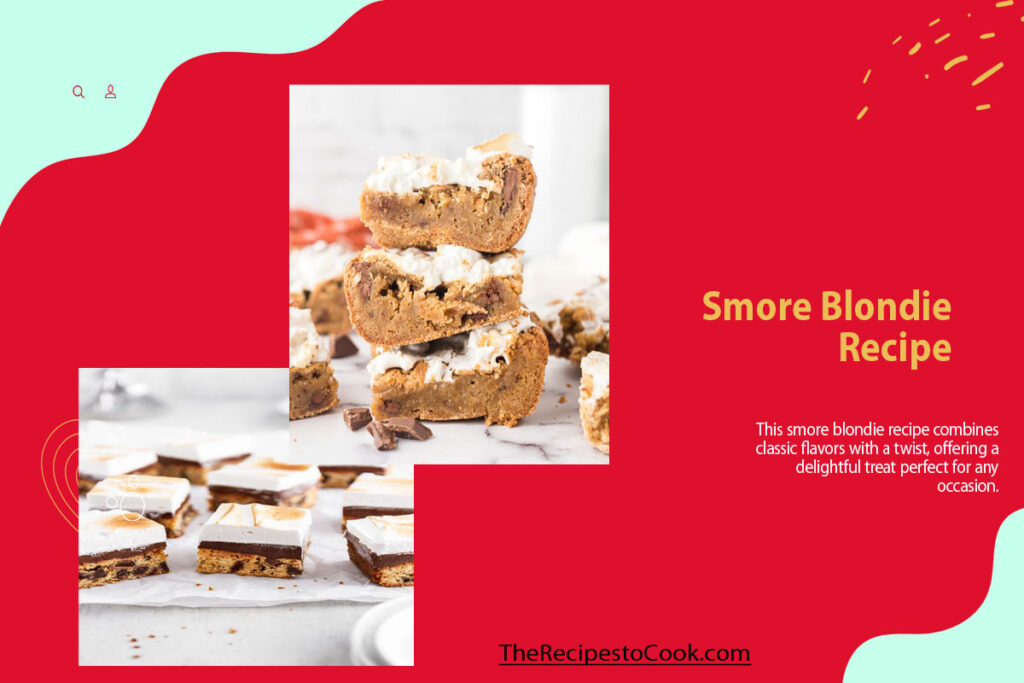 Smore Blondie Recipe