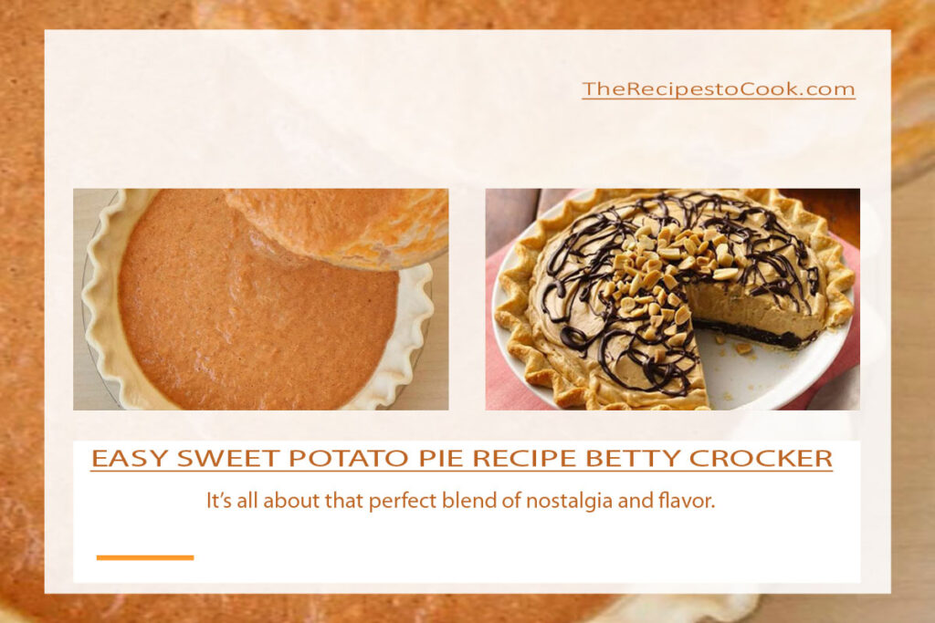 Sweet potato pie recipe betty crocker