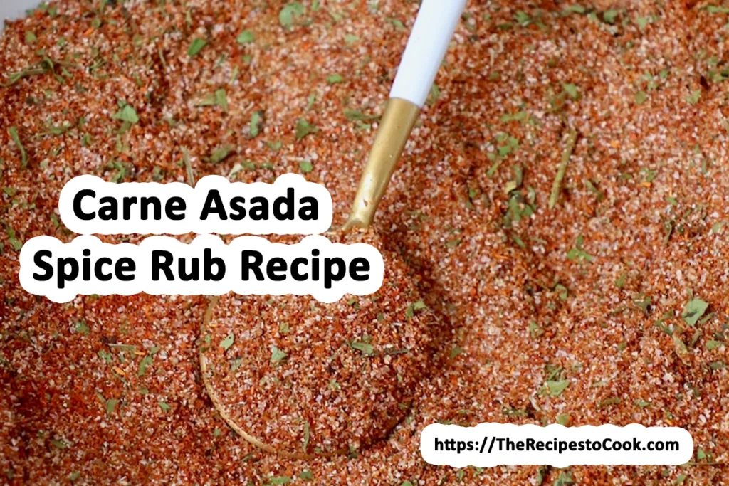 Easy carne asada spice rub recipe