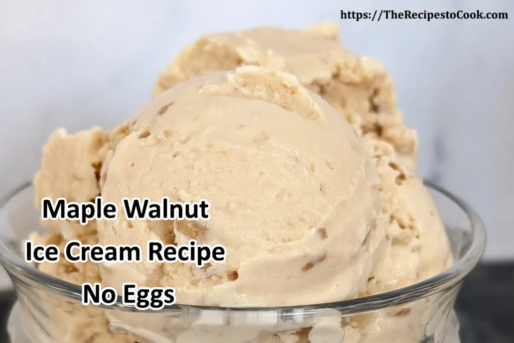 Easy maple ice cream recipe