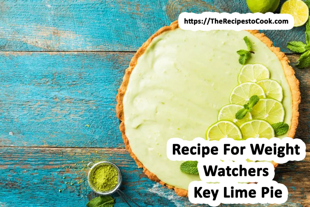 Recipe for weight watchers key lime pie