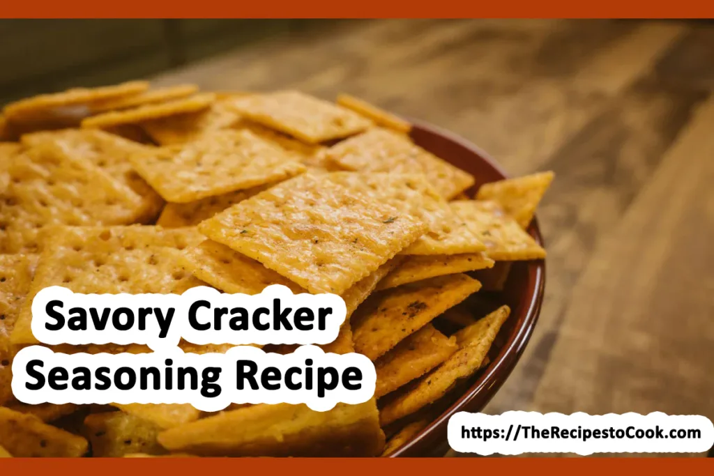 savory cracker seasoning recipe