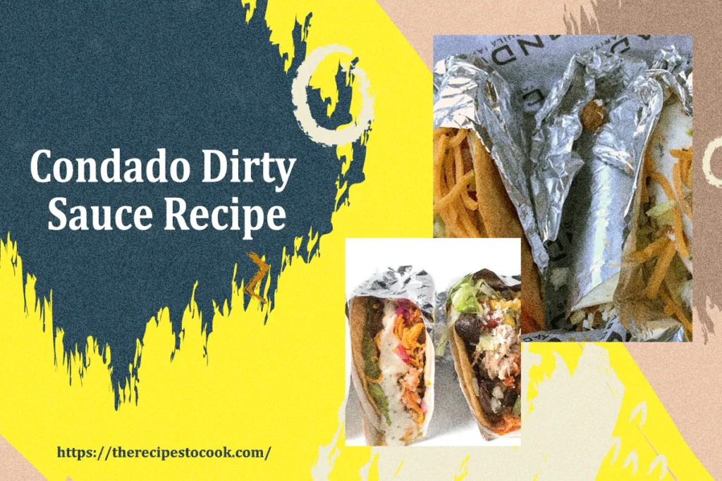 Condado dirty sauce recipe