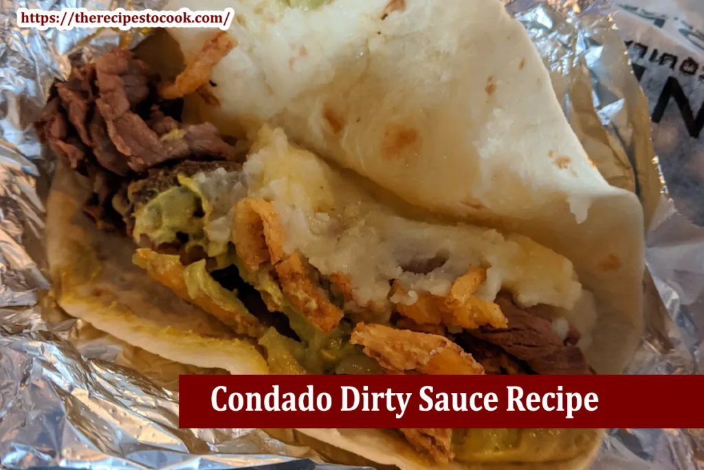 authentic condado dirty sauce recipe