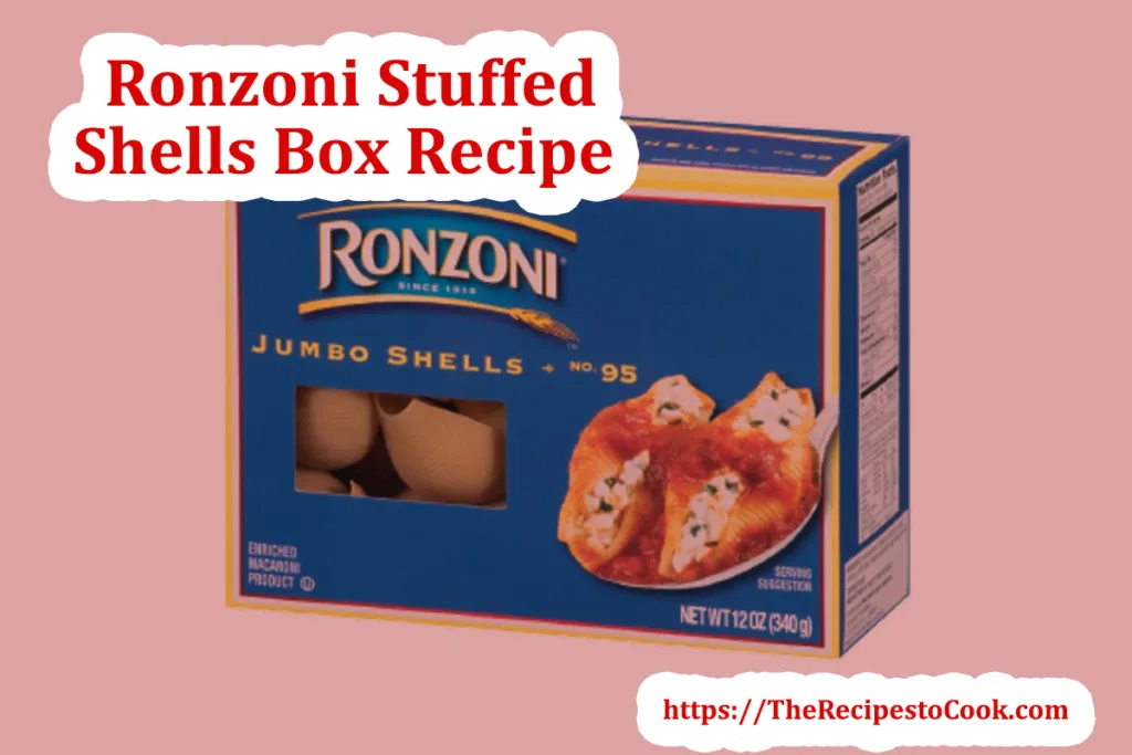 ronzoni stuffed shells box recipe with meat