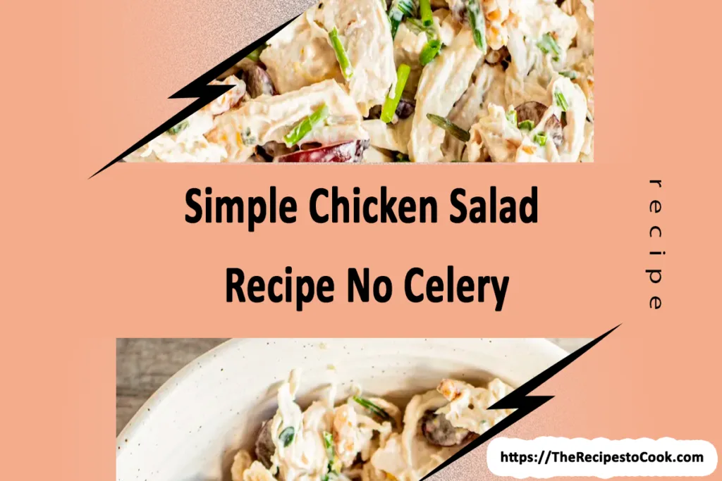 simple chicken salad recipe no celery