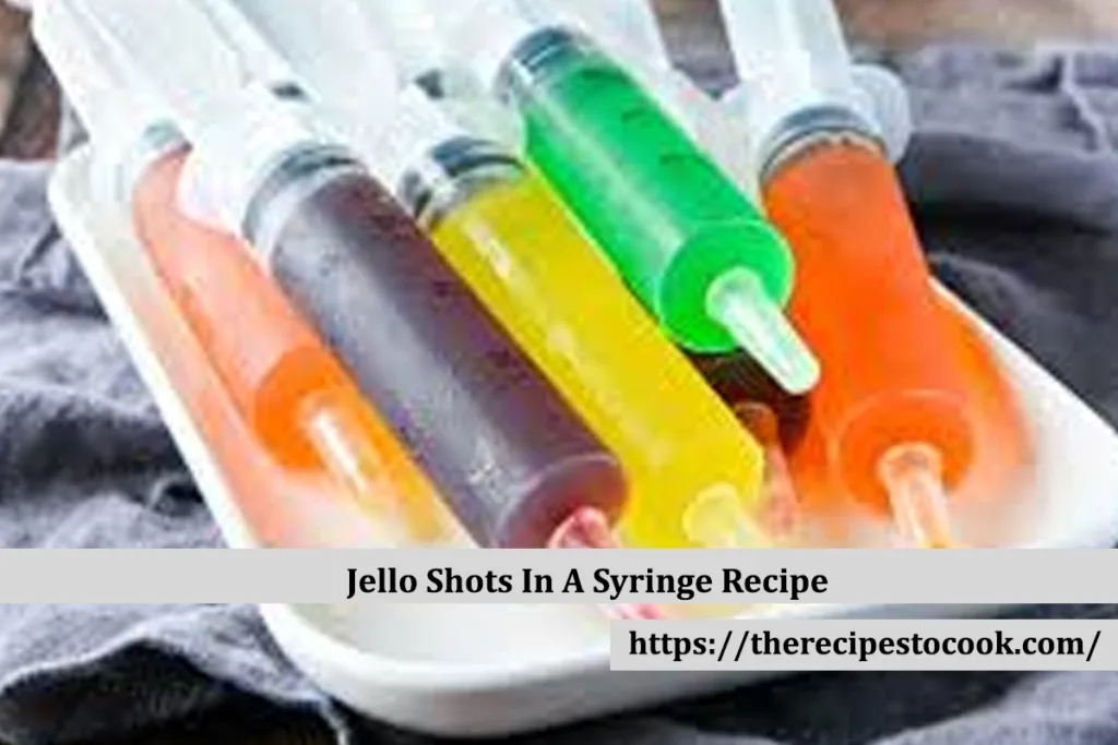 simple jello shots in a syringe recipe