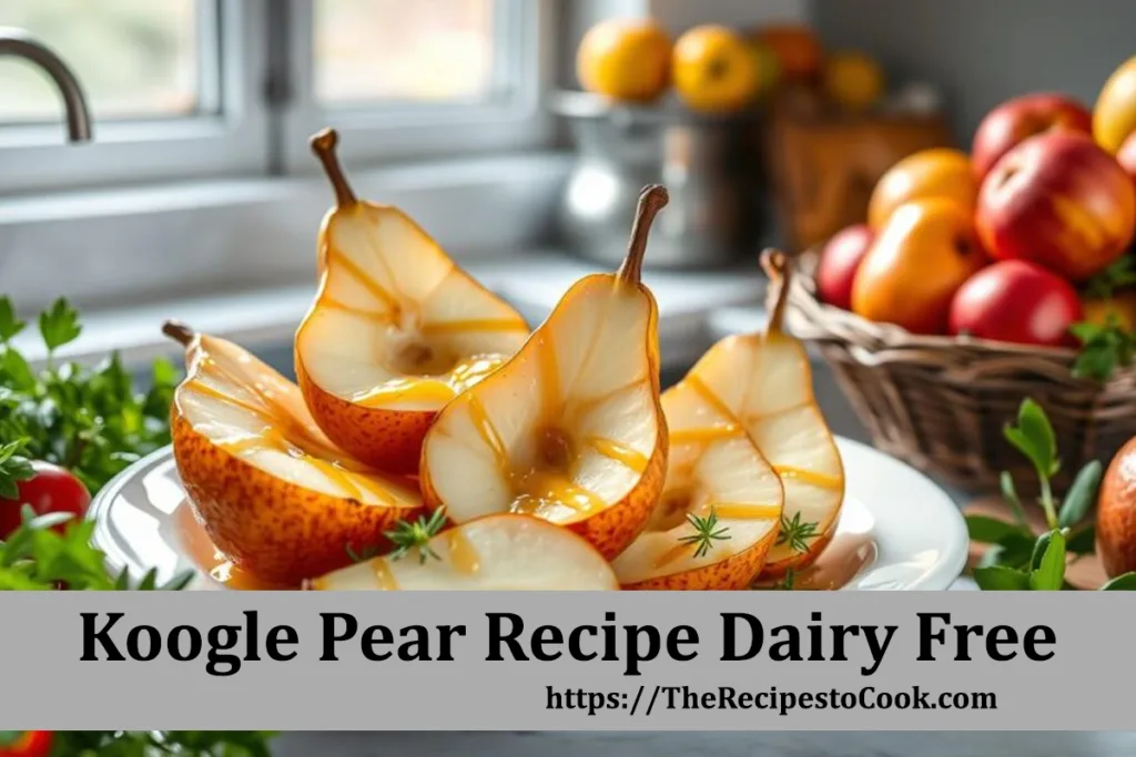 best koogle pear recipe dairy free