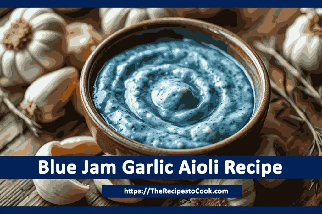 blue jam garlic aioli recipe