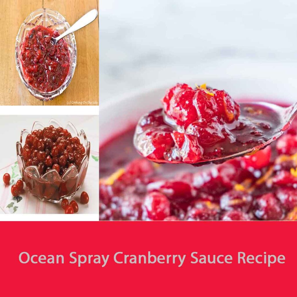 Ocean Spray Cranberry Sauce Recipe