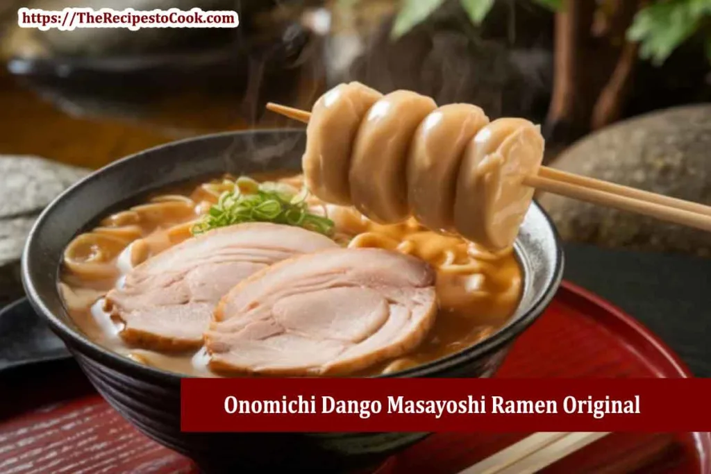 onomichi dango masayoshi ramen original ingredients