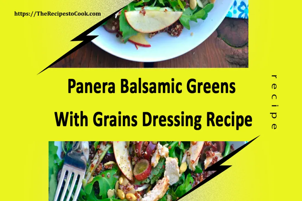 panera balsamic chicken greens with grains