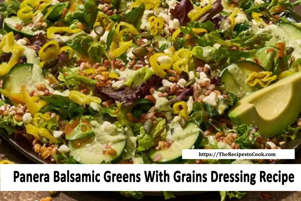 panera balsamic greens with grains recipe